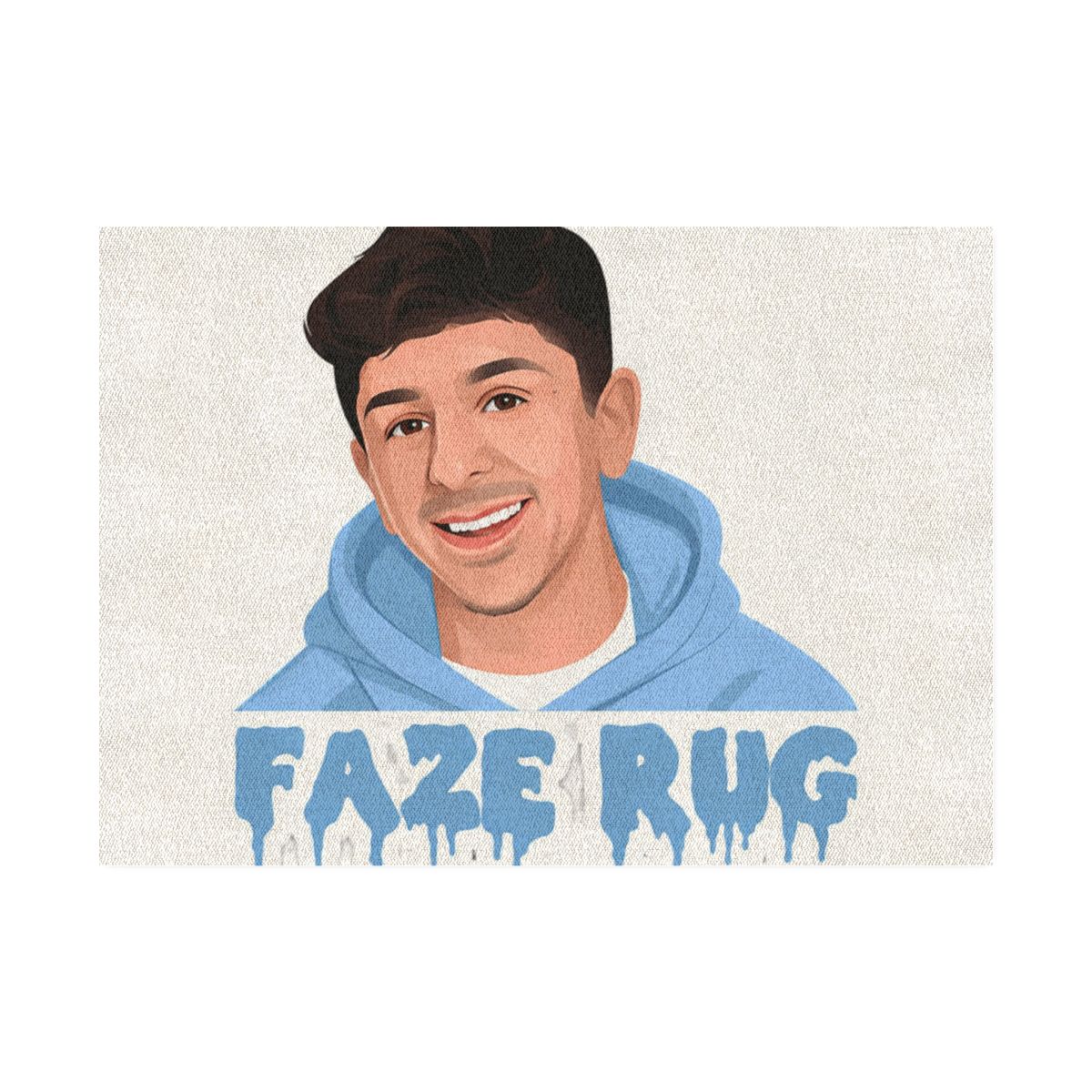 FaZe Rug Iconic Portrait Area Rug - Gaming Room Fan Decor